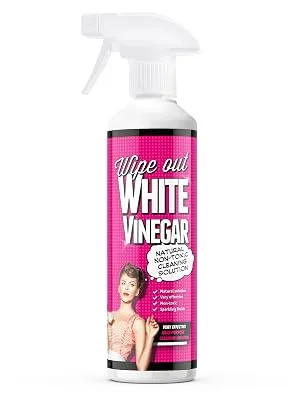 Wipeout - White Vinegar Spray | Multi Surface Cleaner 5% Acidity - 500ml - Wipeout - White Vinegar Spray - 500ml