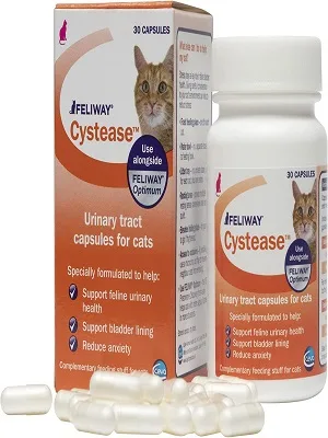 FELIWAY Cystease for stress-related bladder problems in cats - 300 Capsules Single - Packshot