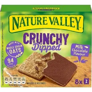 Nature Valley Crunchy Dipped Milk Chocolate 8 x 20g - product information 2