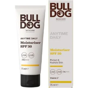 BULLDOG SKINCARE - Anytime Daily Moisturiser SPF 30 for Men | Protect & Hydrate Skin | 75 ml - product information 2