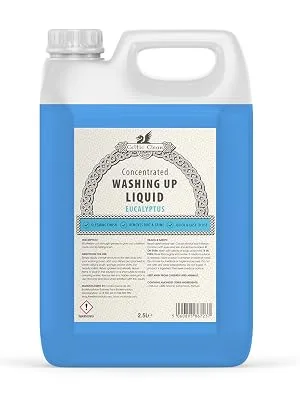 Celtic Clean - Washing Up Liquid - Eucalyptus - 2.5 Litre - Celtic Clean - Concentrated Washing Up Liquid - Eucalyptus - 2.5 Litre