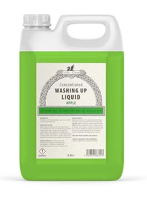 Celtic Clean - Washing Up Liquid - Apple - 2.5 Litre - Celtic Clean - Concentrated Washing Up Liquid - Apple - 2.5 Litre