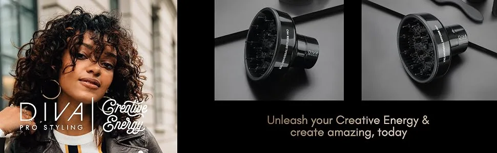 Diva Pro Styling XXL Pro Diffuser Flexible Gripping System to Fit Any Dryer - creative energy create amazing