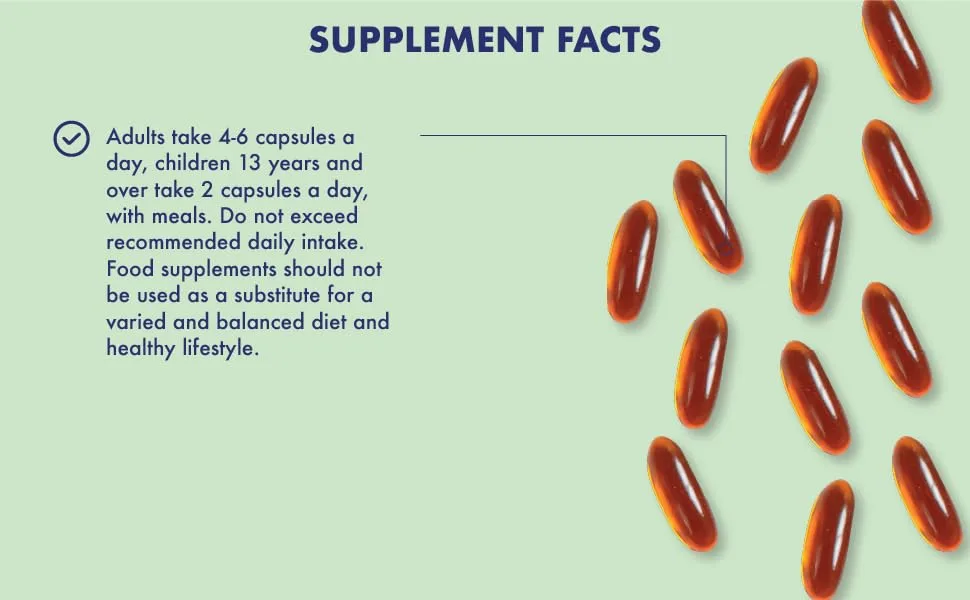 Higher Nature - Complete Omegas 3:6:7:9 - Fish Oils - Supports Vision Brain Function & Cardiovascular Health - 90 Capsules - Complete Omegas 90