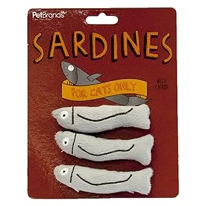 Happy Meow Sardine Catnip Toy - product information 2
