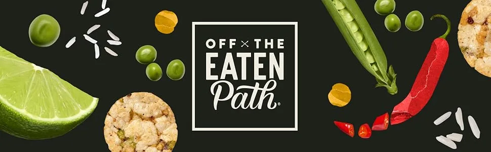 Off the Eaten Path Sour Cream & Pepper Bean Sticks 100g - off the eaten path vegetable snacks crisps rice pea bean black pepper sea salt sour cream lunch