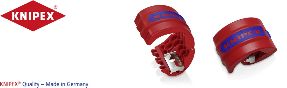KNIPEX BiX Cutter for plastic pipes and sealing sleeves 20   50 mm 90 22 10 BK Single - 90 22 10 BK