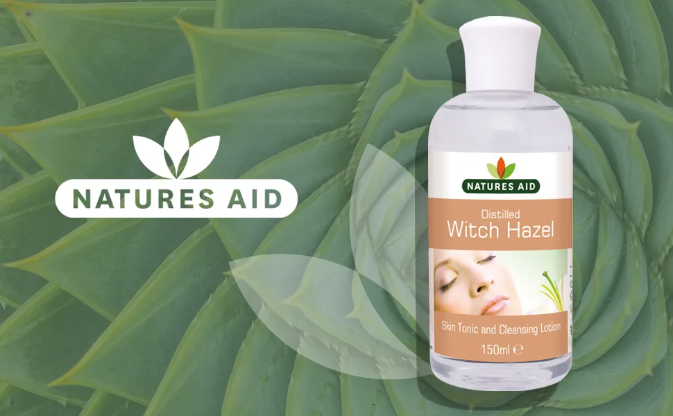Natures Aid Distilled Witch Hazel - 150ml - Natures Aid Witch Hazel