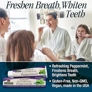 Nature's Answer Essential Oil Toothpaste Peppermint 8 oz - Essential Oil Toothpaste