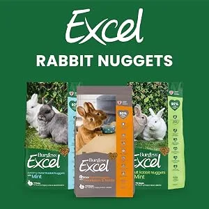 Excel Burgess Indoor Rabbit Nuggets 1.5 kg - Rabbit nuggets