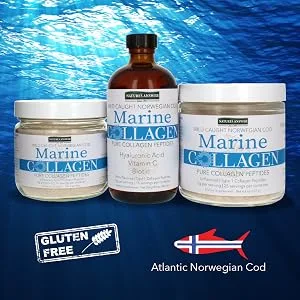Nature's Answer Marine Collagen Wild Caught Norwegian Cod Unflavored 3 oz (88 g) - Nature
