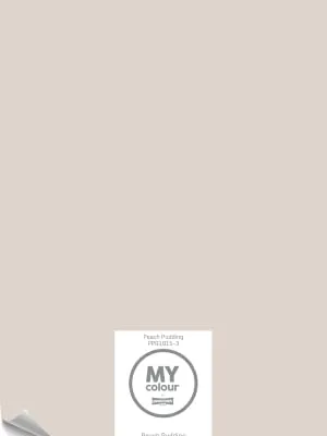MY colour by Johnstone's - Peel & Stick Colour Sample - Luxurious Durable Matt - Peach Pudding Peach Pudding Peel & Stick - Peach Pudding, MY colour