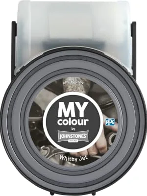 MY colour by Johnstone's - Colour Tester Pot - Luxurious Durable Matt - Whitby Jet - 55ml Whitby Jet Tester Pot - Whitby Jet, MY colour