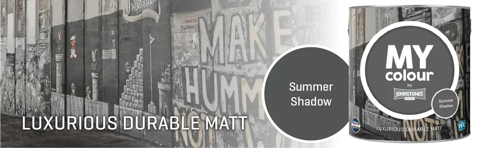 MY colour by Johnstone's - Luxurious Durable Matt - Summer Shadow - Colour Intense Technology - 2.5L Summer Shadow 2.5L - Summer Shadow, MY colour