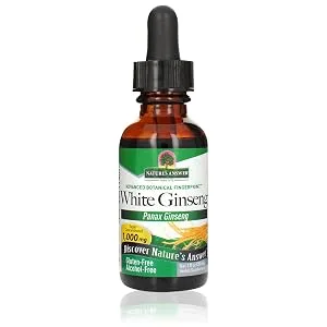 Nature's Answer White Ginseng Alcohol-Free  1000 mg 1 fl oz (30 ml) - White Ginseng