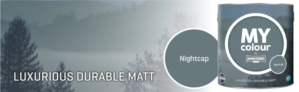 MY colour by Johnstone's - Luxurious Durable Matt - Nightcap - Colour Intense Technology - 2.5L Nightcap 2.5L - Nightcap, MY colour