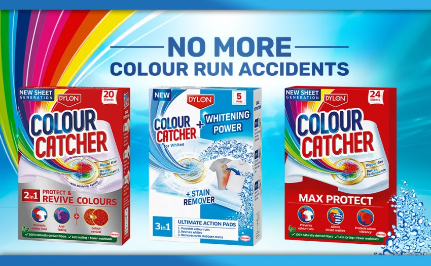 Enhanced Colour Catcher Whitening Power + Stain Remover for Whites 3 in 1 Ultimate Action Pads - 5 Pads - CC Range