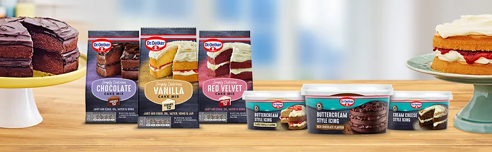 Dr. Oetker Melting Middle Chocolate Pudding Baking Mix 140g - dr oetker cake mixes core mix chocolate vanilla victoria sponge red velvet buttercream icing cream