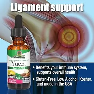 Nature's Answer Yucca 2000 mg 1 fl oz (30 ml) - Yucca, Yucca Root, Yucca Supplement, Yucca Dropper, Yucca Tincture, Yucca Extract, Yucca Liquid