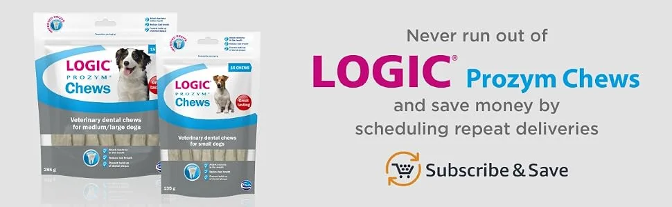 Logic Prozym chews small Neutral - Logic Chews Subscribe and Save