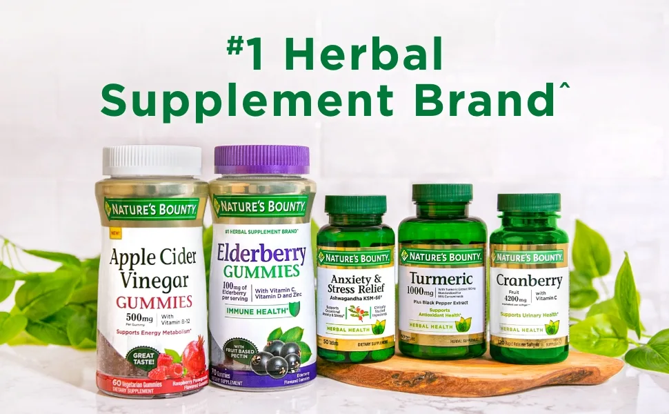 Nature's Bounty Apple Cider Vinegar 480 mg 200 Tablets - image