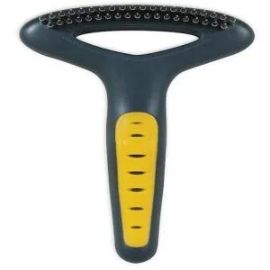 JW Gripsoft Grooming Double Row Undercoat Rake 1 - product information 1