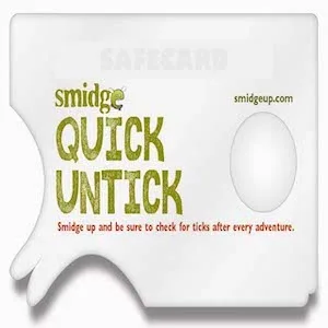 Smidge Unisex's Tick Removing Card Green one size Single - Card