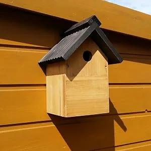 Supa Wild Bird Multi-Purpose Nesting Box | Can Be Either Open Fronted Or A Traditional Nest Box | Suitable For Many Different Species Of Garden Birds - Nest Box In Place