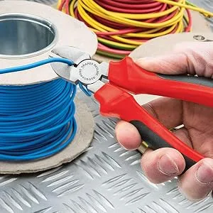 Draper Redline 67988 160 mm Diagonal Side Cutter with Soft Grip Handles Blue - product information 2