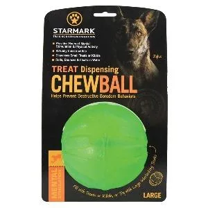 Starmark Bob-a-Lot Interactive Dog Toy Green Large - product information 2