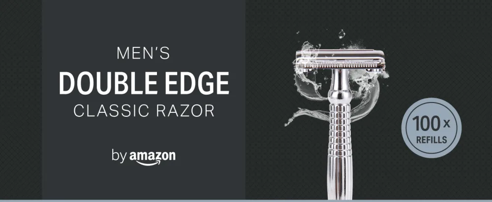 by Amazon Men's Double Edge Blades 100 pieces - product information 1