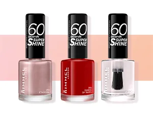 Rimmel Finishing Touch Ultra Shine Top Coat Polish 12ml Clear - Set 2