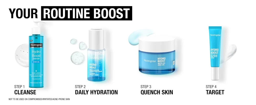Neutrogena Hydro Boost Water Gel Cleanser 200ml - product information 6