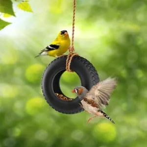 Fred SWING TIME Ceramic Bird Feeder - product information 2