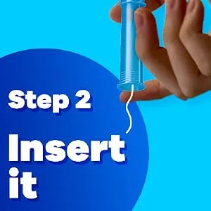 Tampax Compak Lites Tampons With Applicator X 18 - Insert it