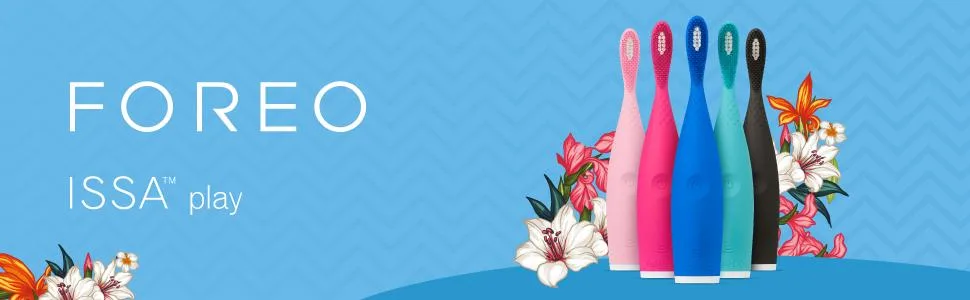 FOREO ISSA play Sonic Electric Toothbrush Wild Strawberry Summer Sky - product information 1