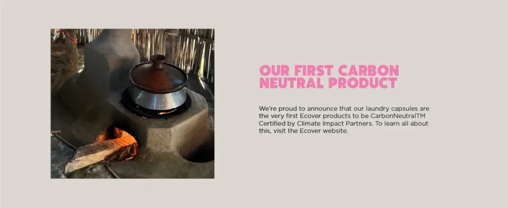 Ecover Bio Laundry Capsules x102 Lilac & Rescued Rose - Carbon Neutral