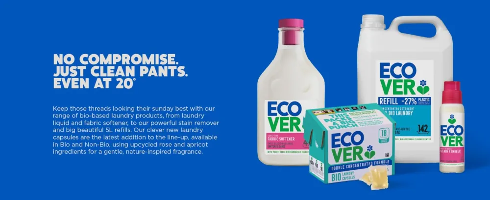 Ecover Bio Laundry Capsules x102 Lilac & Rescued Rose - Ecover Laundry Capsules