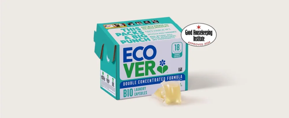 Ecover Non-Bio Laundry Capsules x102 Almond & Rescued Apricot - Ecover Laundry Capsules