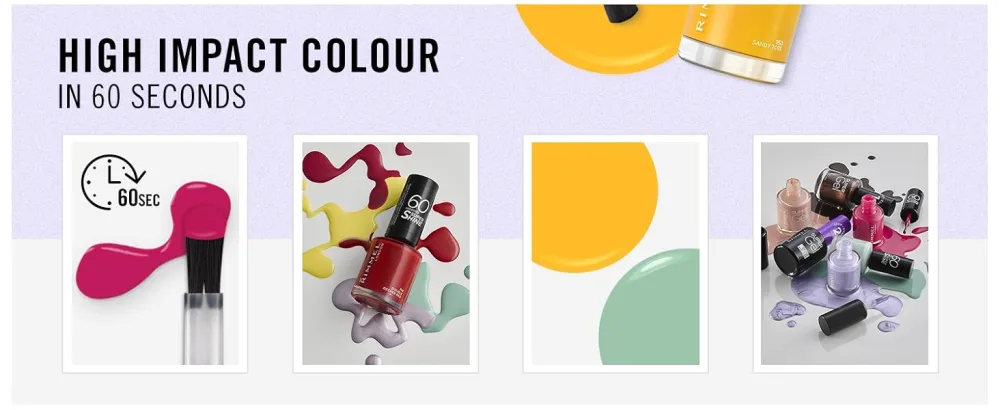 Rimmel London Bus Nail Kit - 60 sec