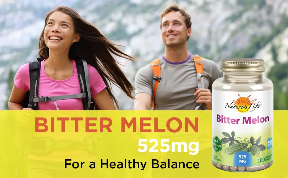Nature's Herbs Bitter Melon 100 Capsules - Nature