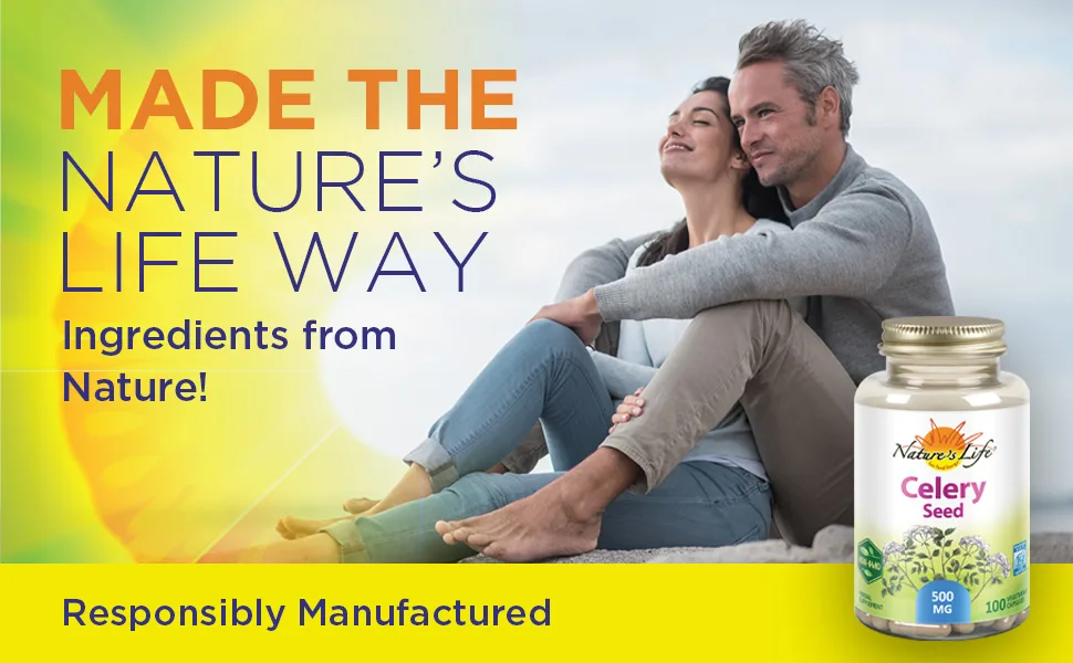 Nature's Herbs Celery Seed 100 Vegetarian Capsules - Nature
