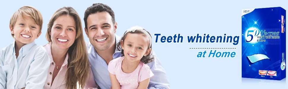 Teeth Whitening Strips 5D 14 Sets 28pcs White Strips for Removing Smoking Coffee Stain Effective Home Use Tooth Whitening Kit - Teeth Whitening Strips