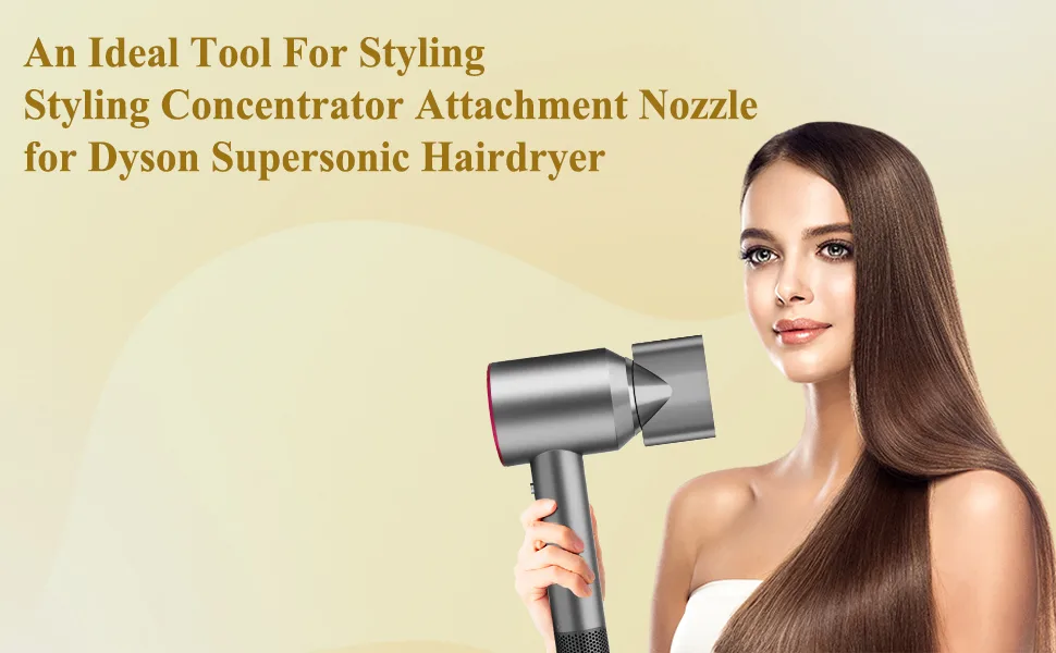 YTCHYYSK Styling Concentrator Attachment Nozzle for Dyson Supersonic Hairdryer HD01 HD02 HD03 HD04 HD08 HD15 - Styling Concentrator Attachment Nozzlefor Dyson Hairdryer