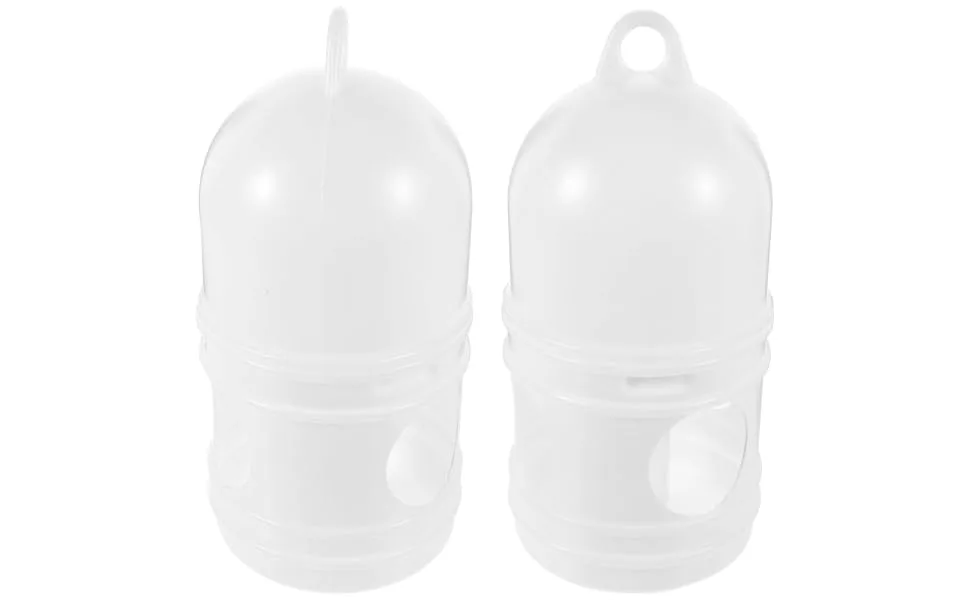2Pcs Bird Waterer Pigeon Drinker Dispenser Plastic Pet Water Feeder Pot Container for Parrot Cage Drinking - product information 1
