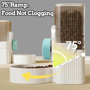 kathson Rabbit Gravity Auto Feeder Set 35oz Hanging Automatic Food Water Dispenser Cage Automatic Feeder Set for Rabbit Chinchilla Guinea Pig Hedgehog Ferret Kitty Puppy (Blue) - product information 6