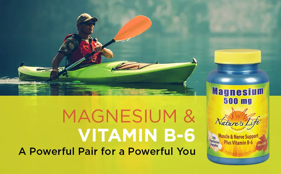 Nature's Life Magnesium 500 mg 100 Capsules - Nature