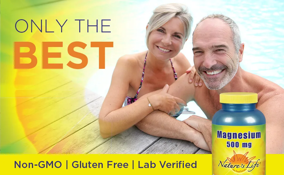 Nature's Life Magnesium 500 mg 100 Capsules - Nature