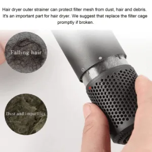 Outer Filter Cover for HD01 HD03 HD08 Hair Dryer Outer Strainer Replacement Hair Dryer Strainer Filter Mesh Cap - Hair Dryer Outer Filter