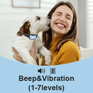 Bark Collar for Small Dogs Humane Anti Barking Dog Collars Adjustable 7 Sensitivity Levels with Beep and Vibration Modes Stop Barking Device Safe Barking Deterrents for Small and Medium Dogs Pink - PET687